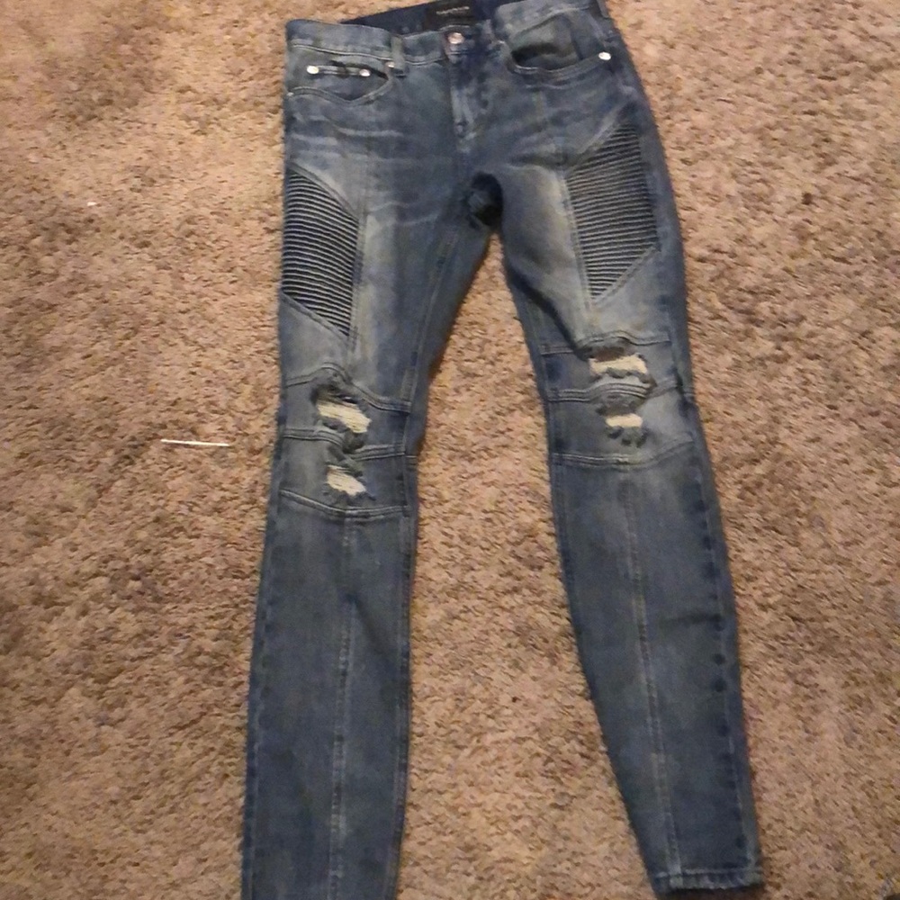 Pacsun distressed/biker jeans